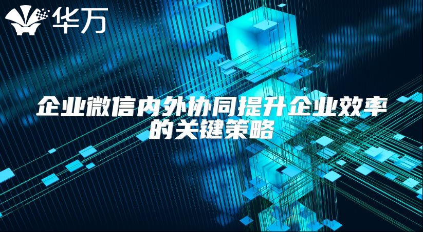 企业微信内外协同提升企业效率的关键策略