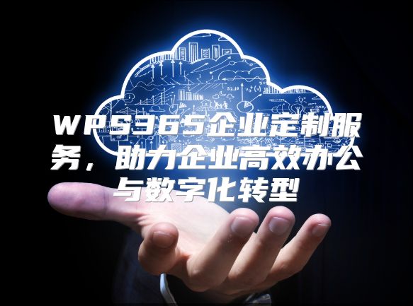 WPS365企业定制服务，助力企业高效办公与数字化转型