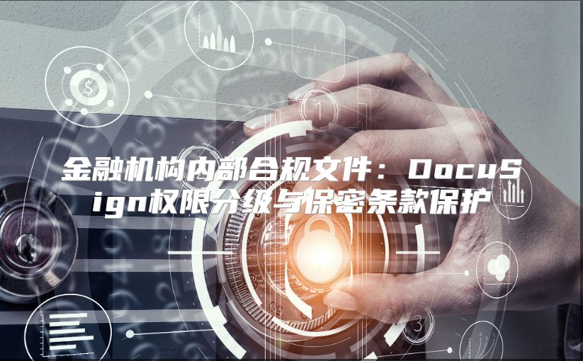 金融机构内部合规文件：DocuSign权限分级与保密条款保护