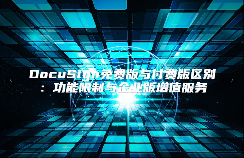 DocuSign免费版与付费版区别：功能限制与企业版增值服务