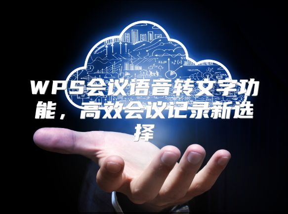 WPS会议语音转文字功能，高效会议记录新选择
