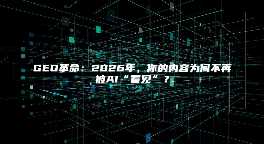 GEO革命：2026年，你的内容为何不再被AI“看见”？