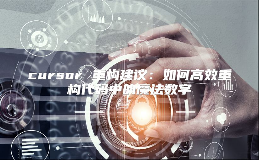 cursor 重构建议：如何高效重构代码中的魔法数字