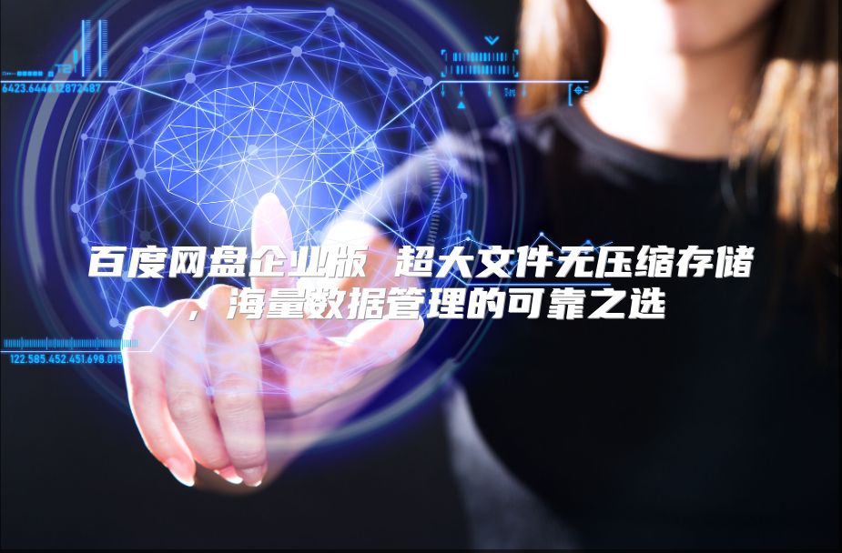 百度网盘企业版 超大文件无压缩存储，海量数据管理的可靠之选
