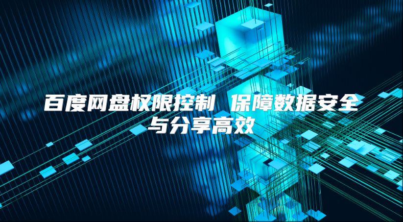 百度网盘权限控制 保障数据安全与分享高效