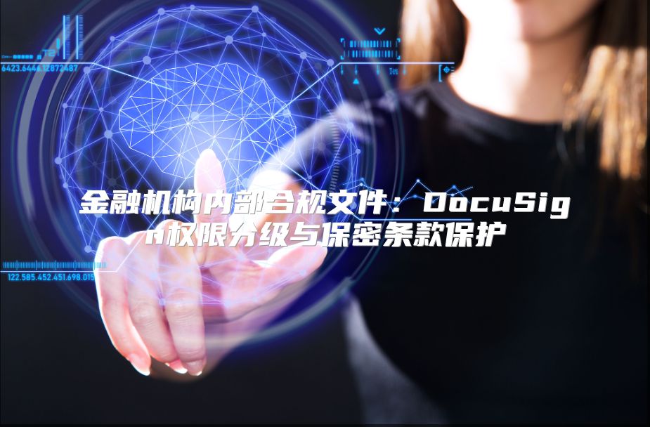 金融机构内部合规文件：DocuSign权限分级与保密条款保护