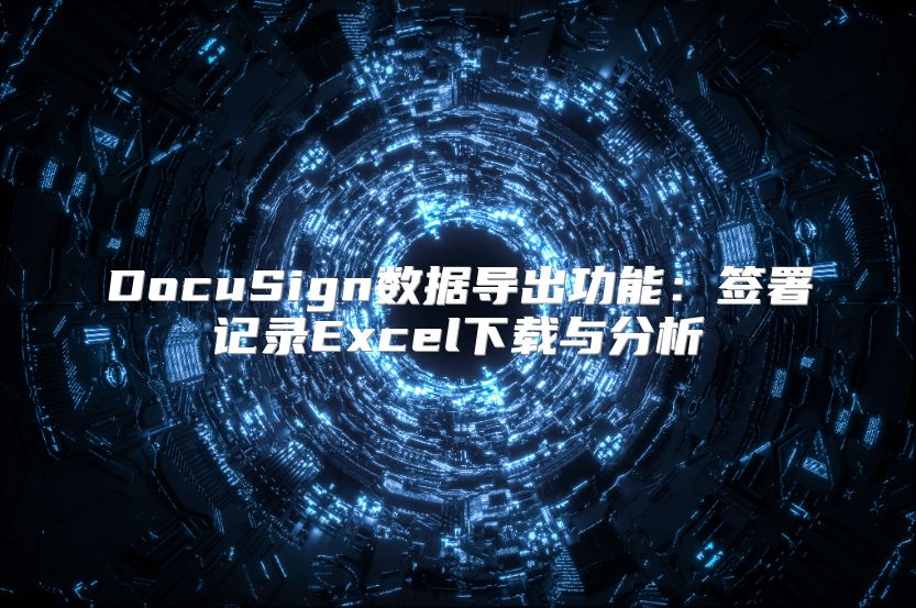 DocuSign数据导出功能：签署记录Excel下载与分析
