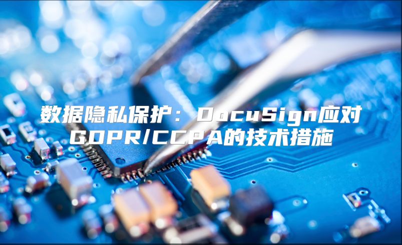 数据隐私保护：DocuSign应对GDPR/CCPA的技术措施
